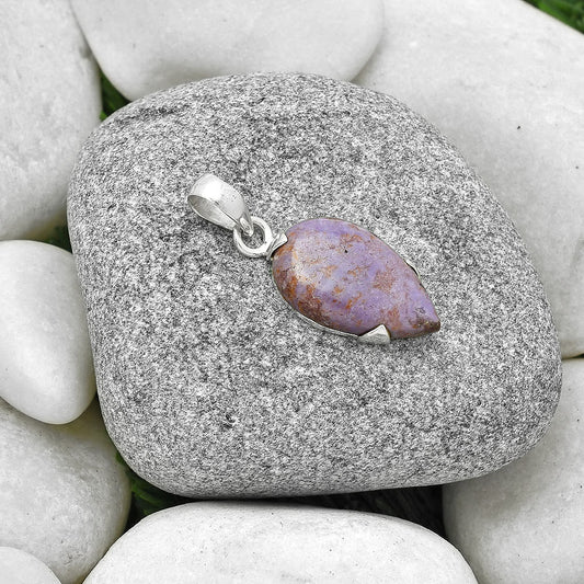 Natural Lavender Jade Pendant P-1548 SDP127456
