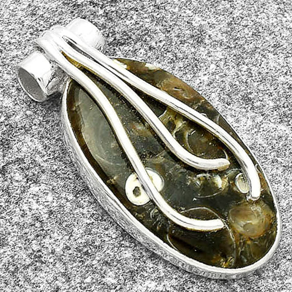 Natural Turtella Jasper - USA Pendant P-1675 SDP127487