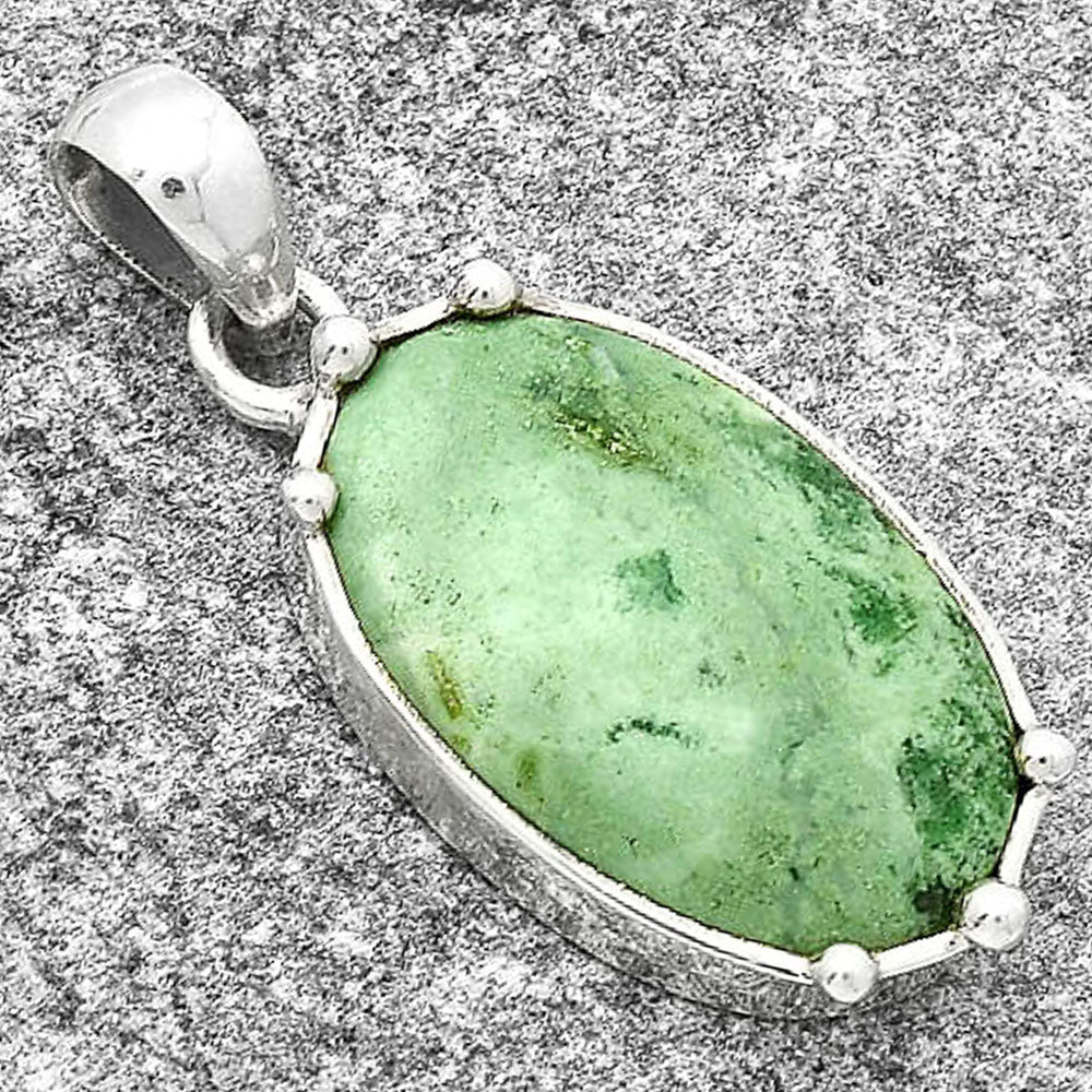 Natural Larsonite Jasper Pendant P-1349 SDP127524