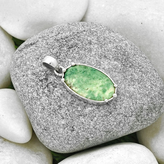 Natural Larsonite Jasper Pendant P-1349 SDP127529