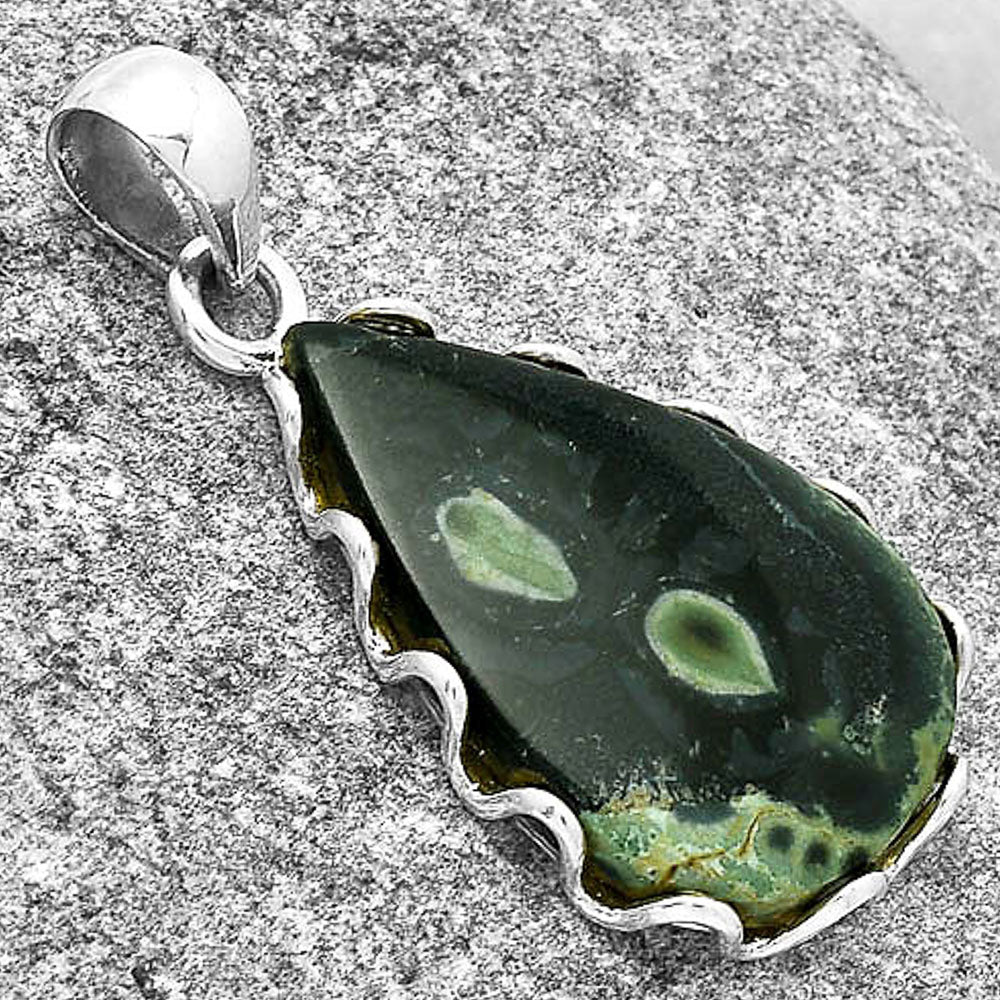 Natural Star Galaxy Jasper Pendant P-1624 SDP127550