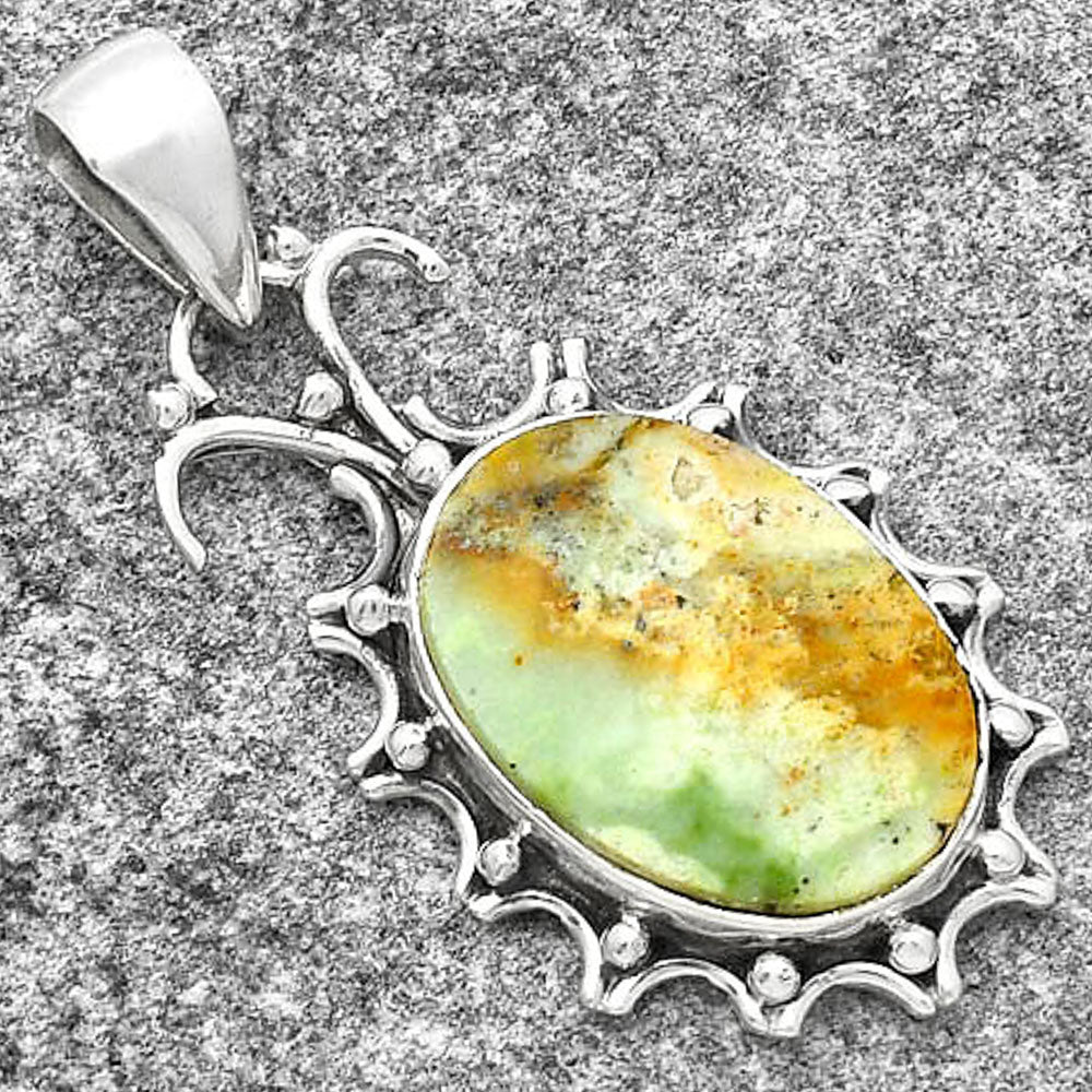 Natural Larsonite Jasper Pendant P-1249 SDP127912