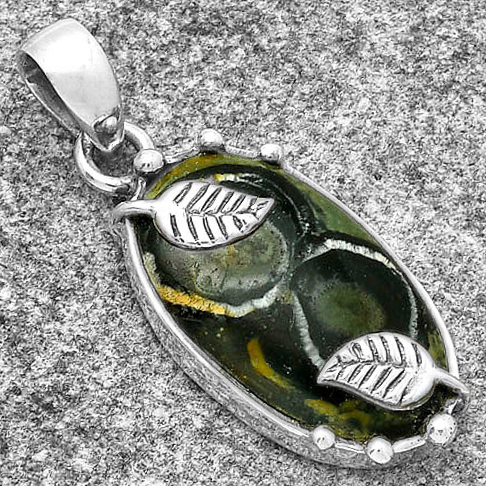 Natural Star Galaxy Jasper Pendant P-1226 SDP127923