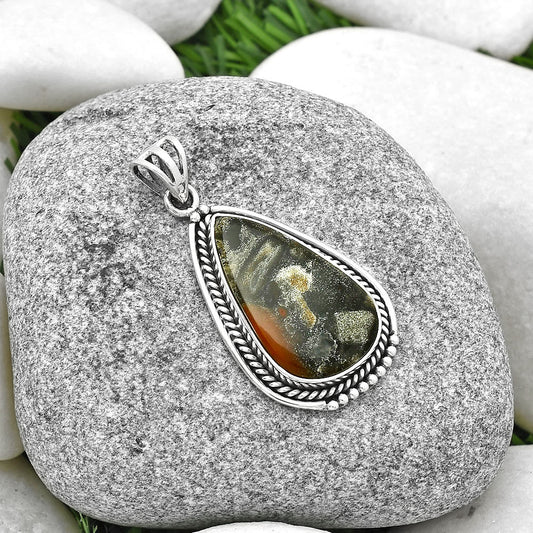 Natural Tabu Jasper Pendant P-1104 SDP128161