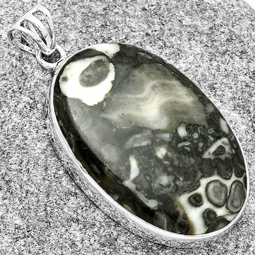 Natural Mexican Cabbing Fossil Pendant P-1001 SDP128289