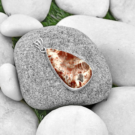 Natural Rosetta Picture Jasper Pendant P-1001 SDP128310