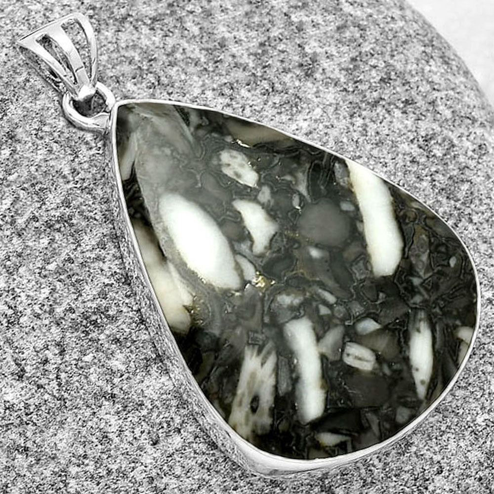 Natural Mexican Cabbing Fossil Pendant P-1001 SDP128338