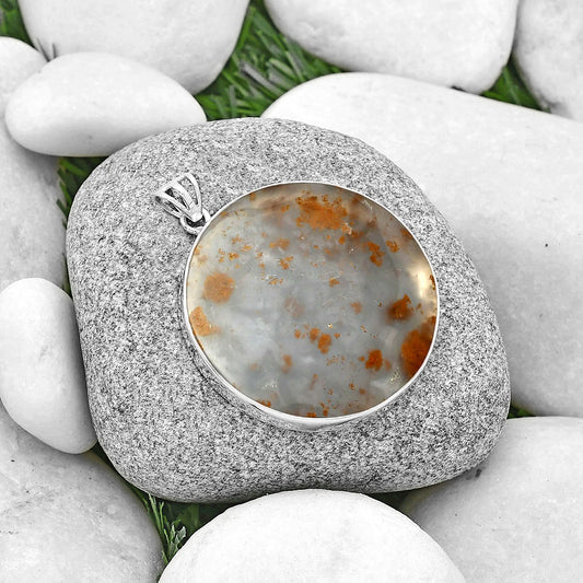 Robinson Ranch Plume Agate Pendant P-1001 SDP128388