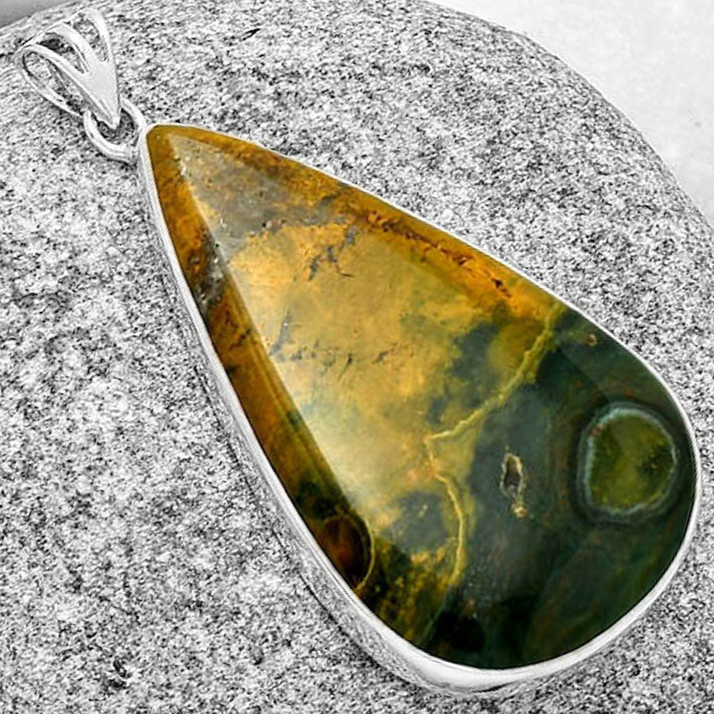 Natural Ocean Jasper - Madagascar Pendant P-1001 SDP128417