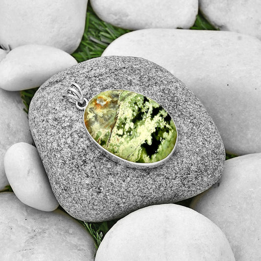 Natural Chrome Chalcedony Pendant P-1001 SDP128489