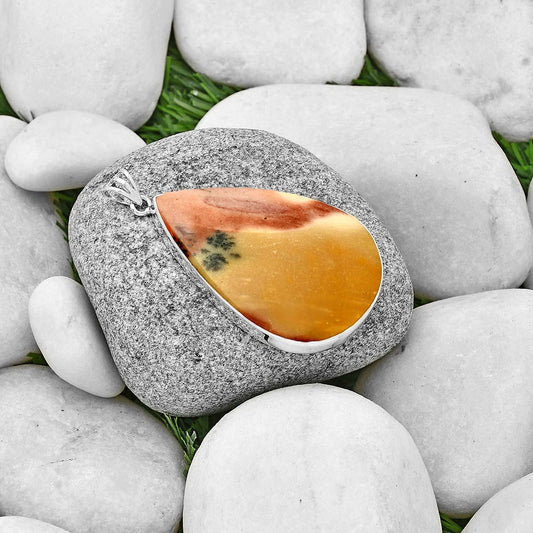 Natural Red Mookaite Pendant P-1001 SDP128526