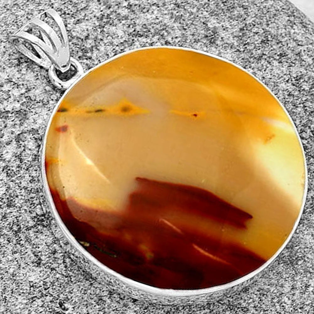 Natural Red Mookaite Pendant P-1001 SDP128566