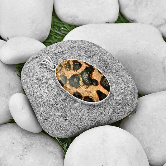 Natural Viper Skin Jasper Pendant P-1001 SDP128598