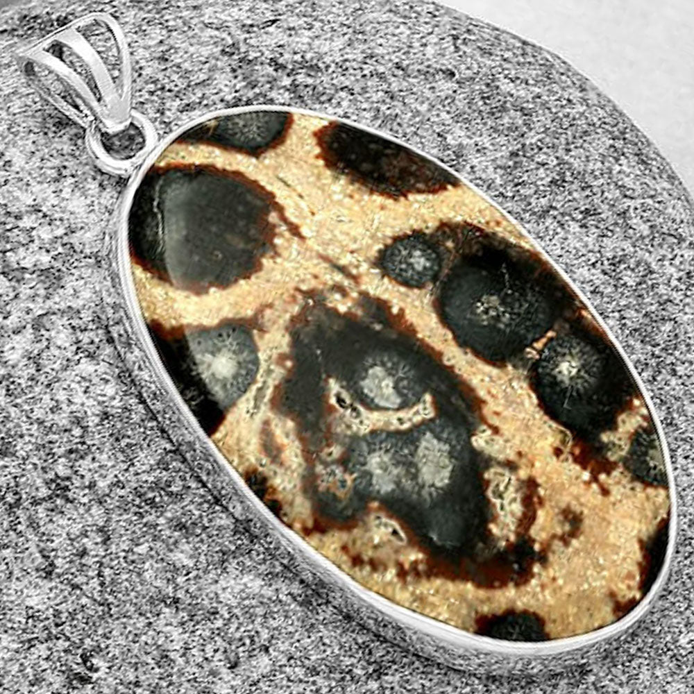Natural Viper Skin Jasper Pendant P-1001 SDP128613