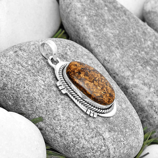 Natural Bronzite Pendant P-1463 SDP129014