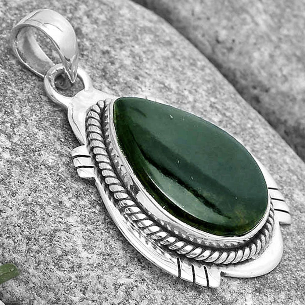 Natural Chrome Chalcedony Pendant P-1463 SDP129016