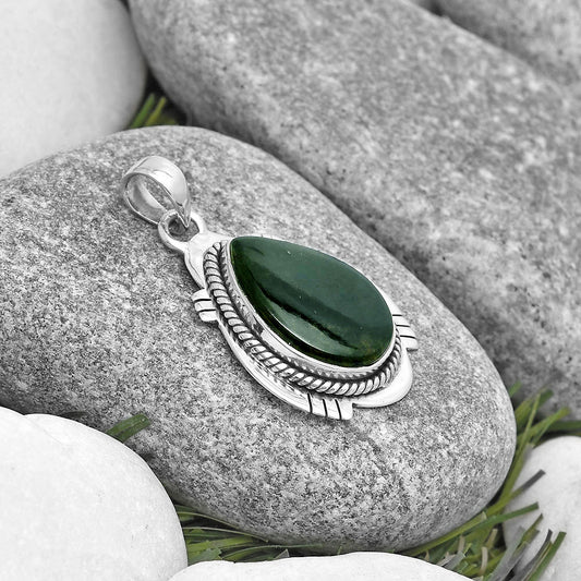 Natural Chrome Chalcedony Pendant P-1463 SDP129016