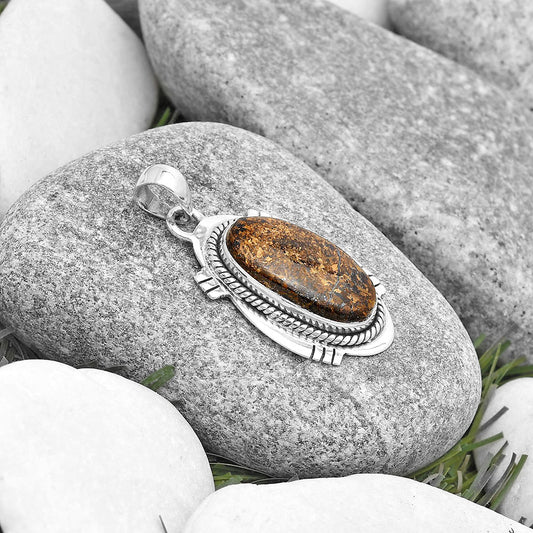 Natural Bronzite Pendant P-1463 SDP129023