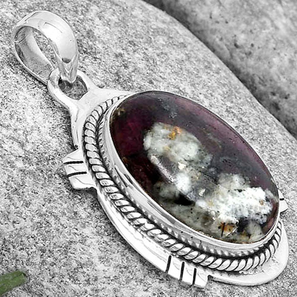 Natural Russian Eudialyte Pendant P-1463 SDP129037