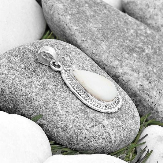 Natural White Opal Pendant P-1511 SDP129047