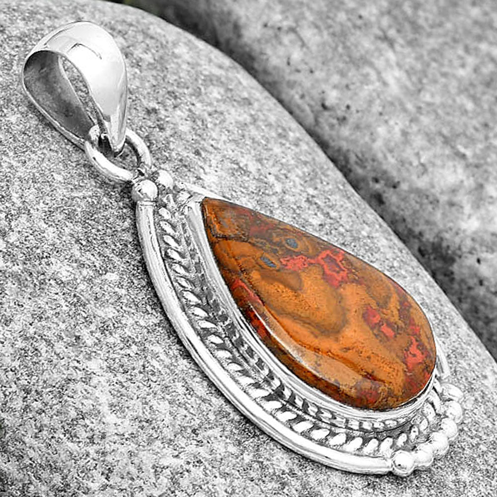 Natural Rare Cady Mountain Agate Pendant P-1511 SDP129061