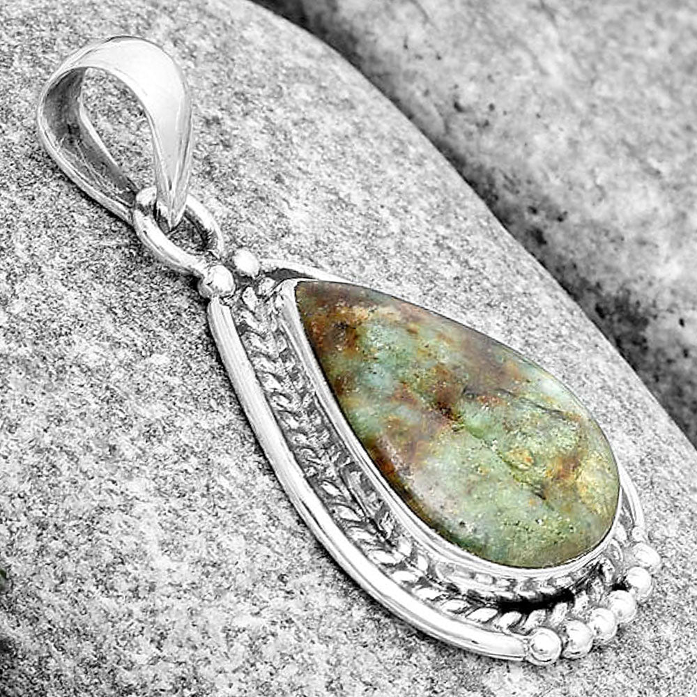 Natural Larsonite Jasper Pendant P-1511 SDP129073