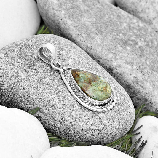 Natural Larsonite Jasper Pendant P-1511 SDP129073