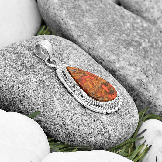 Natural Rare Cady Mountain Agate Pendant P-1511 SDP129076