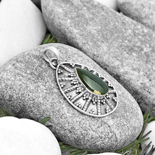 Natural Chrome Chalcedony Pendant P-1465 SDP129090