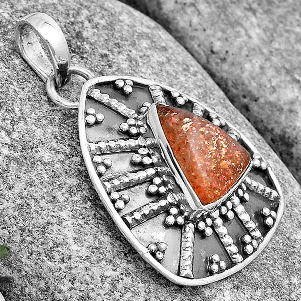 Natural Sunstone - Namibia Pendant P-1465 SDP129094