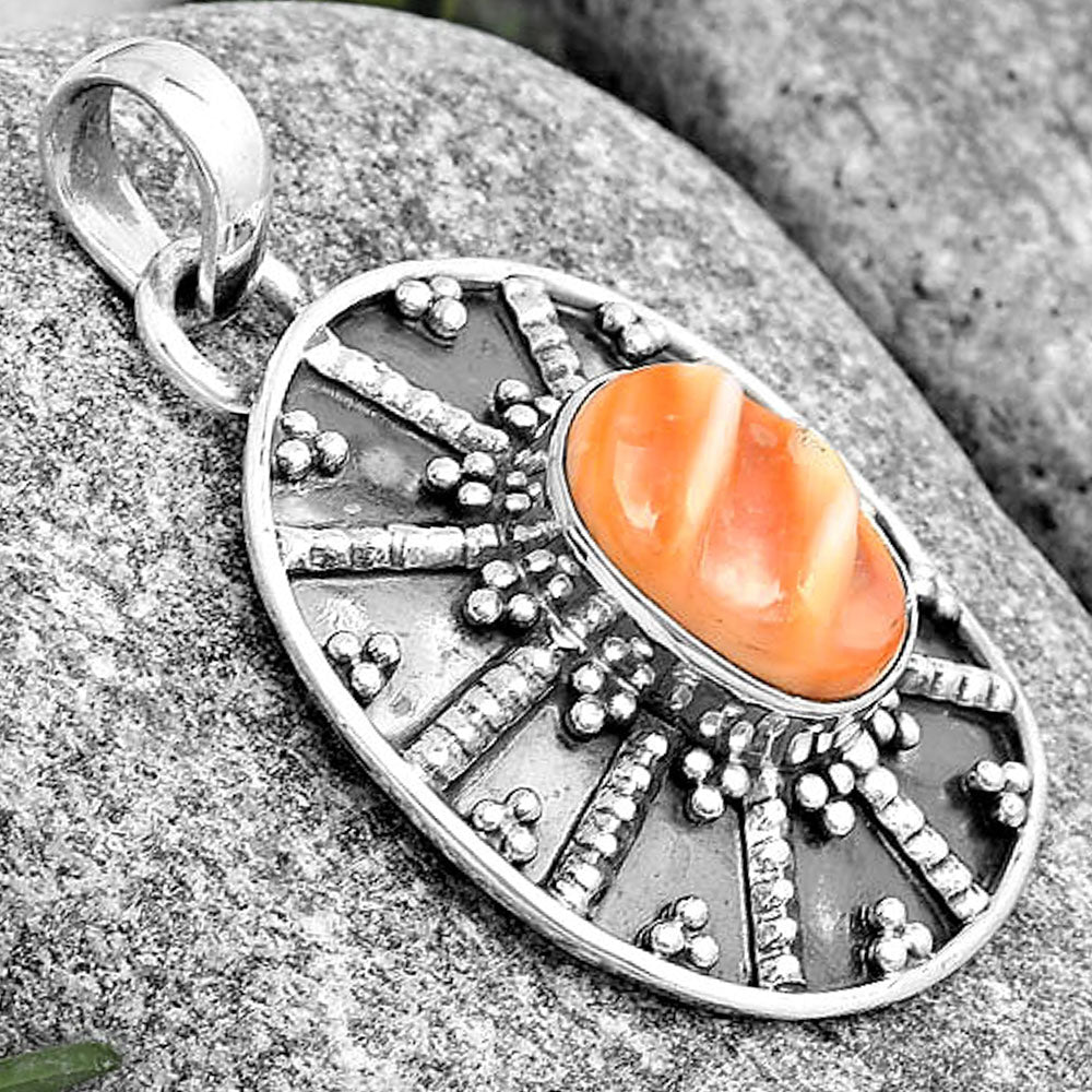 Natural Spiny Oyster Shell - Arizona Pendant P-1465 SDP129102