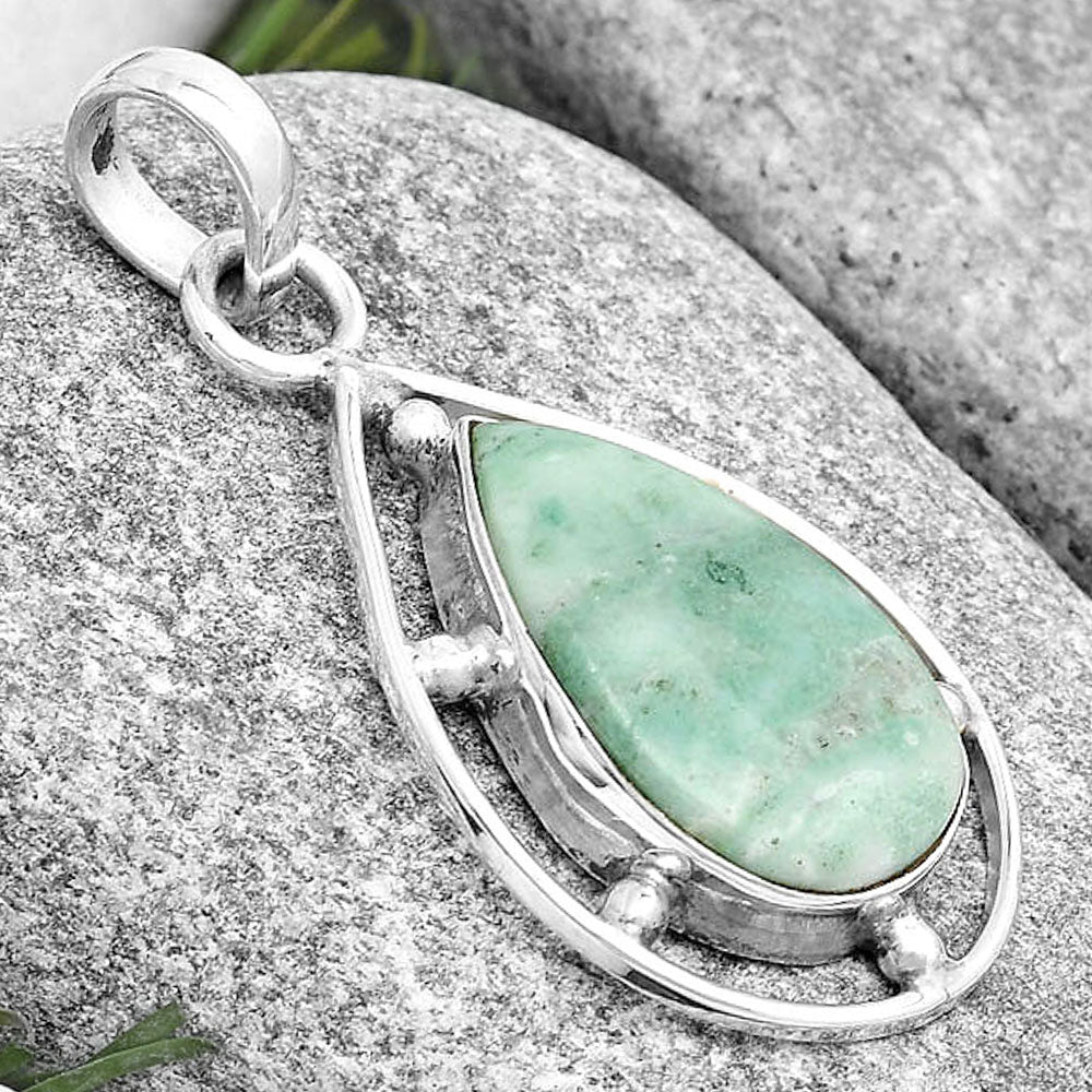 Natural Larsonite Jasper Pendant P-1297 SDP129114