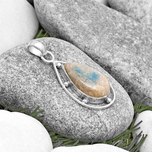 Natural Cavansite - India Pendant P-1297 SDP129144