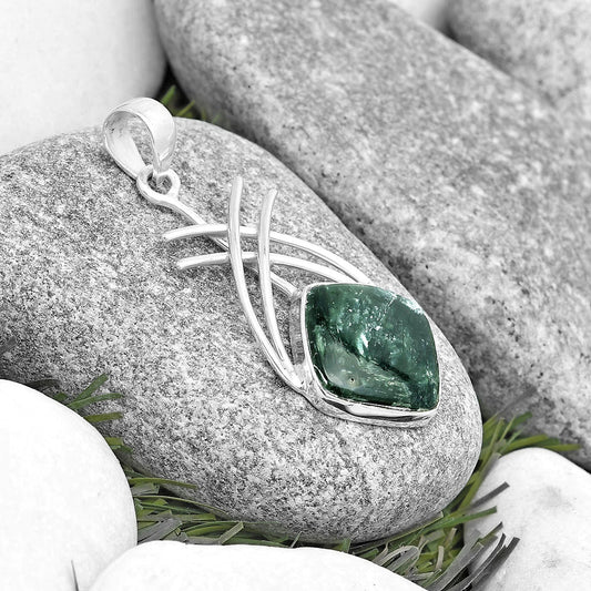 Natural Russian Seraphinite Pendant P-1010 SDP129157