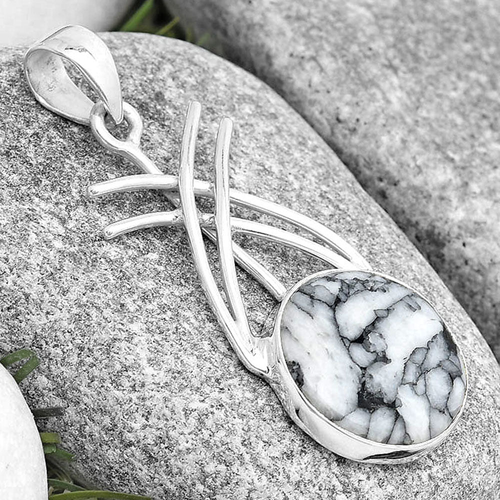 Natural Pinolith Stone Pendant P-1010 SDP129162