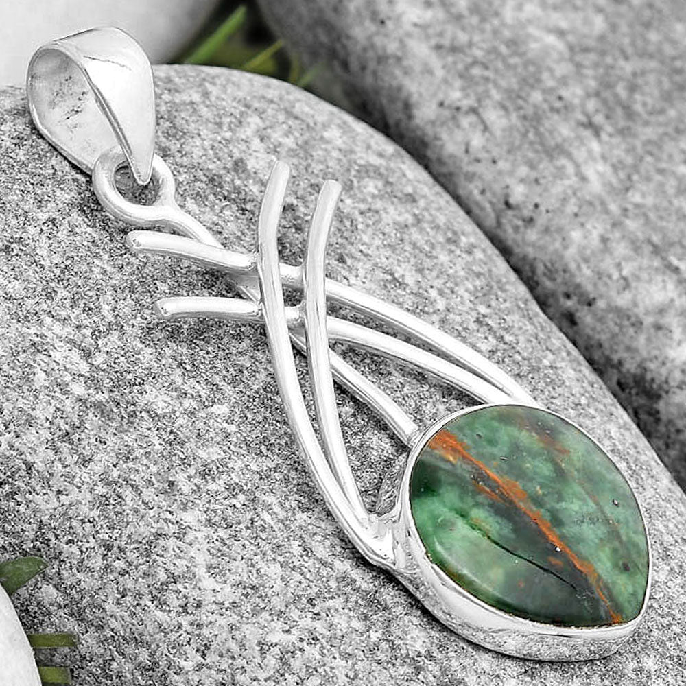 Natural Chrome Chalcedony Pendant P-1010 SDP129180