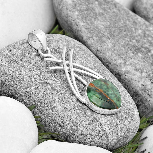 Natural Chrome Chalcedony Pendant P-1010 SDP129180