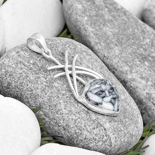 Natural Pinolith Stone Pendant P-1010 SDP129183