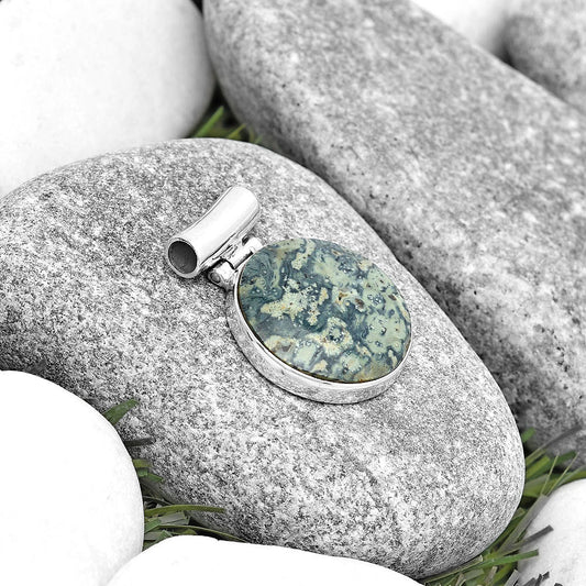 Natural Star Galaxy Jasper Pendant P-1621 SDP129195