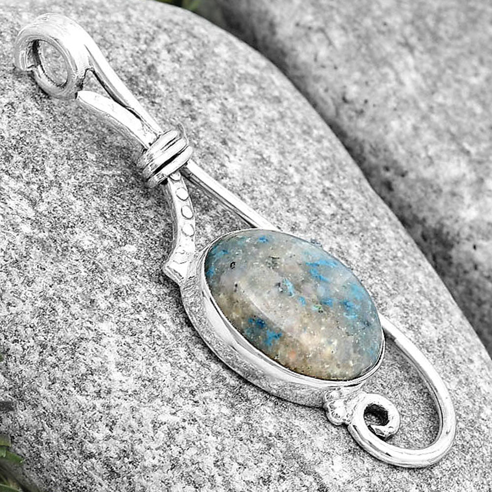 Natural Cavansite - India Pendant P-1682 SDP129224