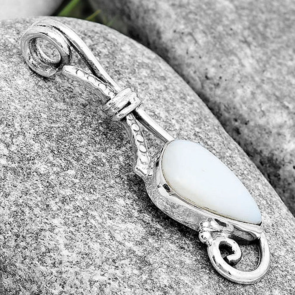 Natural White Opal Pendant P-1682 SDP129233