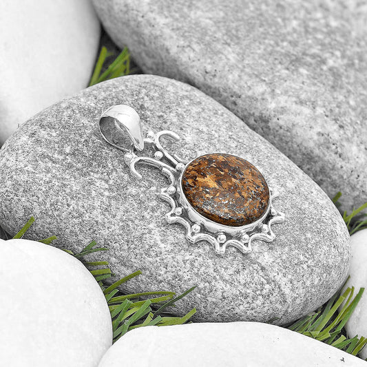 Natural Bronzite Pendant P-1249 SDP129391