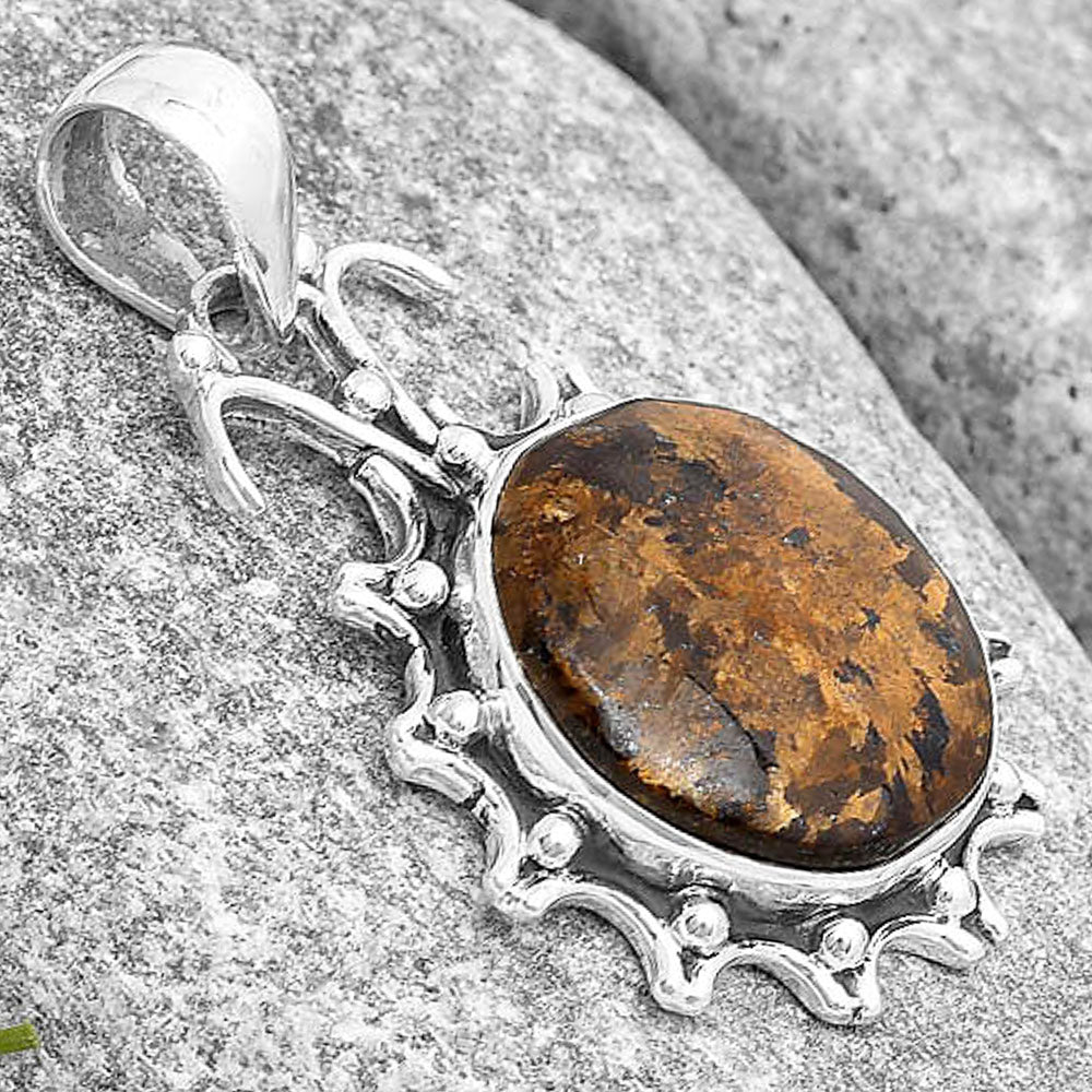 Natural Bronzite Pendant P-1249 SDP129409