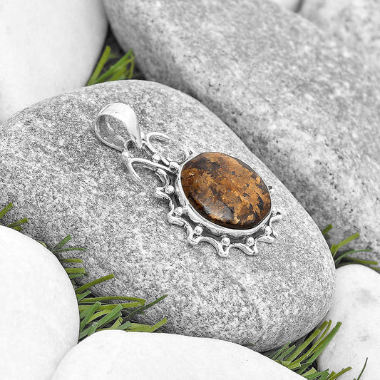 Natural Bronzite Pendant P-1249 SDP129409