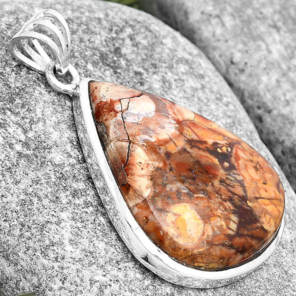 Natural Mexican Bird Eye Pendant P-1002 SDP129569
