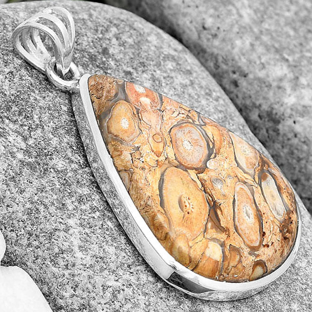 Natural Rock Calcy Pendant P-1002 SDP129649