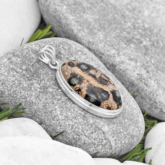 Natural Viper Skin Jasper Pendant P-1050 SDP129685