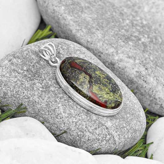 Dragon Blood Stone - South Africa Pendant P-1050 SDP129708