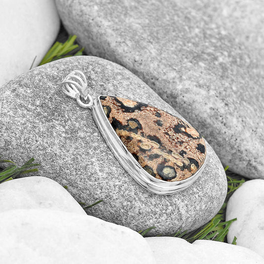 Natural Viper Skin Jasper Pendant P-1050 SDP129713