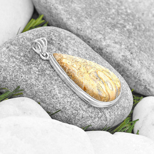 Natural Rock Calcy Pendant P-1050 SDP129719